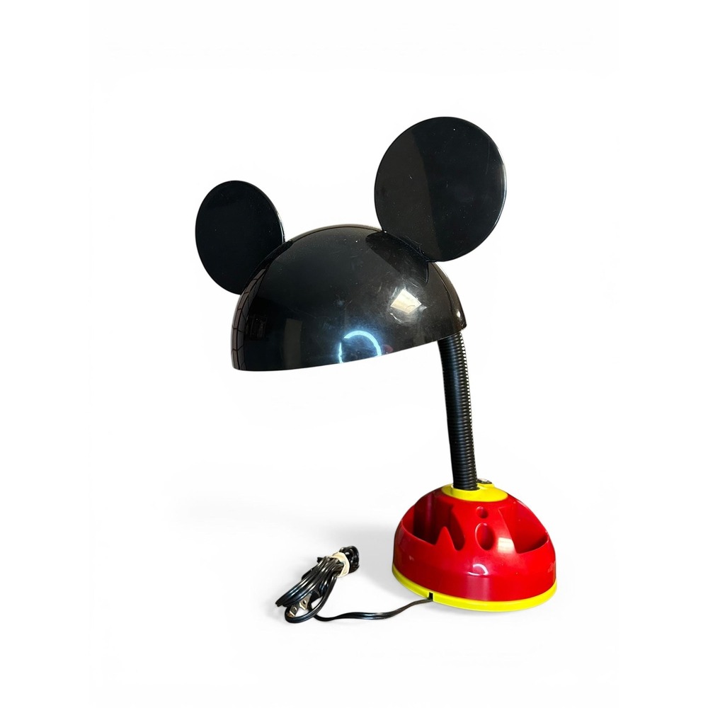 Vintage 1990s Disney Mickey Mouse Desk Lamp | Gooseneck Table Light